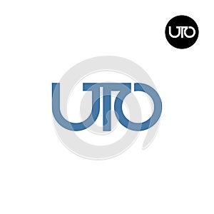 UTO Logo Letter Monogram Design