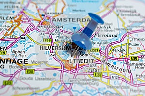 Utrecht on map