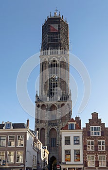 View of Dom Tower in Utrecht