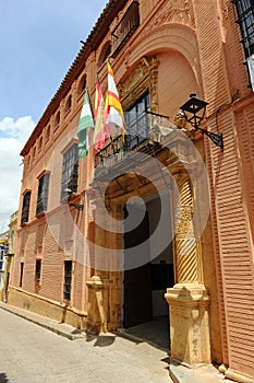 House Palace of the Marquises of Tous currently House of Culture -Casa de Cultura- of Utrera, Spain photo
