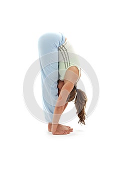 Uttanasana standing forward be