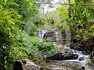 Uttaradit Province, Thailand - July, 24, 2023 : Scenic of Nature at Phu Soi Dao National Park, north of Thailand.