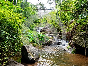 Uttaradit Province, Thailand - July, 24, 2023 : Scenic of Nature at Phu Soi Dao National Park, north of Thailand.