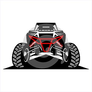 Utv logo design icon vector