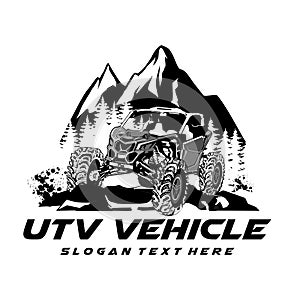 Utv logo design icon