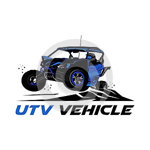 Utv vehicle design logo icon