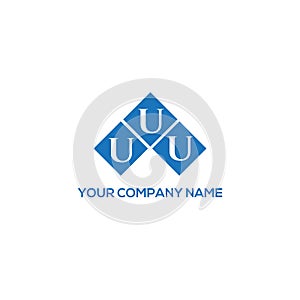 UUU letter logo design on white background. UUU creative initials letter logo concept. UUU letter design