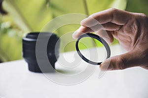 UV filter of camera lens