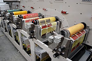 UV flexo press printing