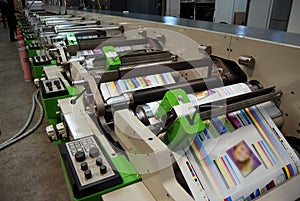 UV flexo press printing