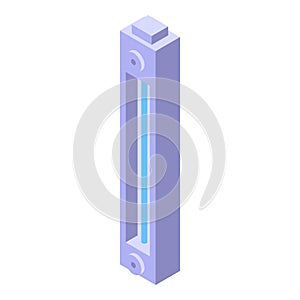 UV lamp bactericidal icon, isometric style