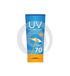 Uv protection package set , uv cream , uv pack version 1