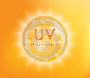 UV protection ultraviolet comparison PA and SPF50.