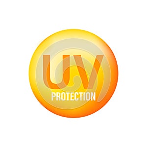 Uv radiation, great design for any purposes. Danger warning icon. Arrow icon. Uv radiation for concept design.