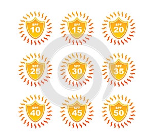 Uv radiation, great design for any purposes. Danger warning icon. Arrow icon. Uv radiation for concept design.