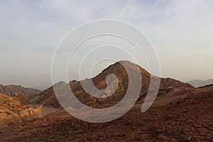 Uvda valley mountains north of Eilat