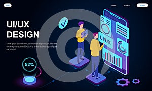 UX UI design concept