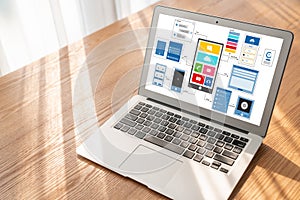 UX UI design process for modish mobile application and website