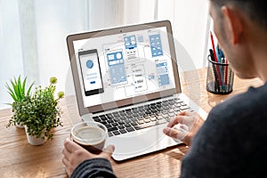 UX UI design process for modish mobile application and website