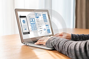 UX UI design process for modish mobile application and website
