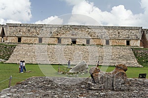 Uxmal Maya Ruins Casa del Gobernador Mexico