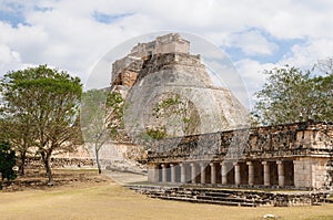 Uxmal Maya ruins in ucatan, exico