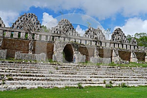 Uxmal mayan ruins Pyramide culture mexico Yucatan
