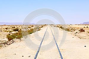 Uyuni, Bolivia. Old railway. train cemetery