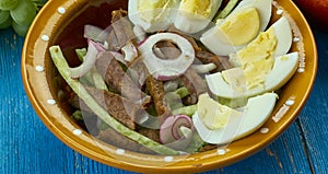 Uzbek beef salad