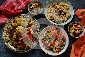 Uzbek cuisine food pilaf plov