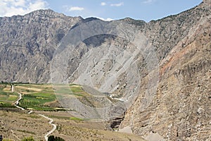 Uzbek enclave near mountaineering camp Dugoba
