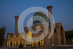 Uzbekistan beautiful city of Samarkand and Bukhara architectural monuments