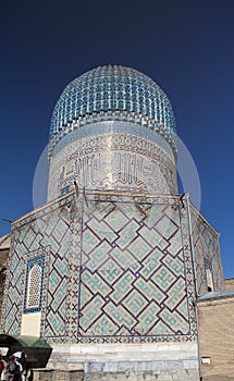 Uzbekistan, dome of the Gur-e Amir Mausoleum in Samarkand.