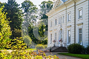 Uzutrakis Manor. Colonnaded Mansion Set in Landscaped Gardens