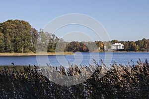 Uzutrakis is an old manor on the shores of Lake Galve in Trakai. Lithuania