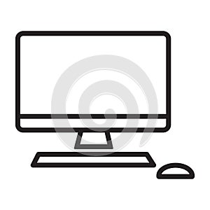 Computer icon vector