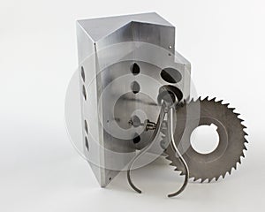 V-Block and Cutter With Spring Calipers