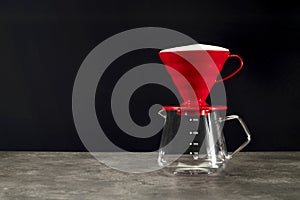 V60 dripper coffee maker photo