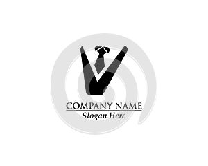 V Letter Logo Business Template Vector design