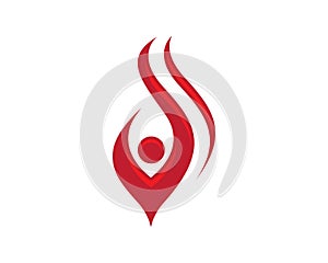 V Letter Logo Template