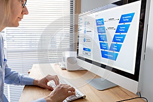 V-Model system development lifecycle methodology used for project management and software development process from design,