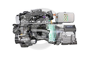 V6 car hybrid engine