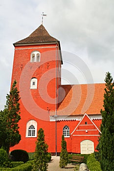 Vabensted Kirke. Denmark