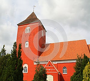 Vabensted Kirke. Denmark