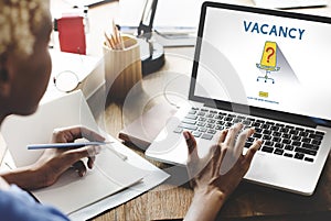 Vacancy Job Available Vacant Job Concept