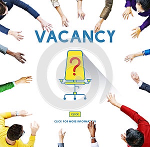 Vacancy Job Available Vacant Job Concept