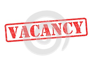 VACANCY Rubber Stamp