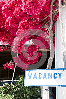 Vacancy sign