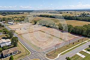 Vacant land plot for housing construction