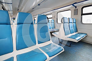 Vacant seats in the train